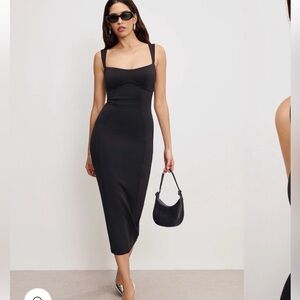 Good American Sculpting Midi Dress